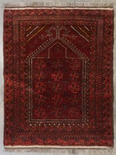 TURKOMAN PRAYER RUG, 3 FT 7 IN