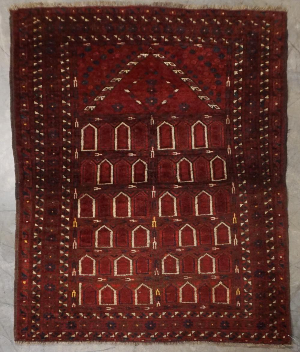 TURKOMAN PRAYER RUG, 3 FT 6 IN X