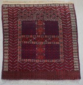 TURKOMAN PRAYER RUG, 5 FT X 4