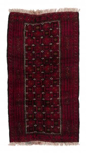 TURKOMAN RUG: 3’4” X 6’1” LATE