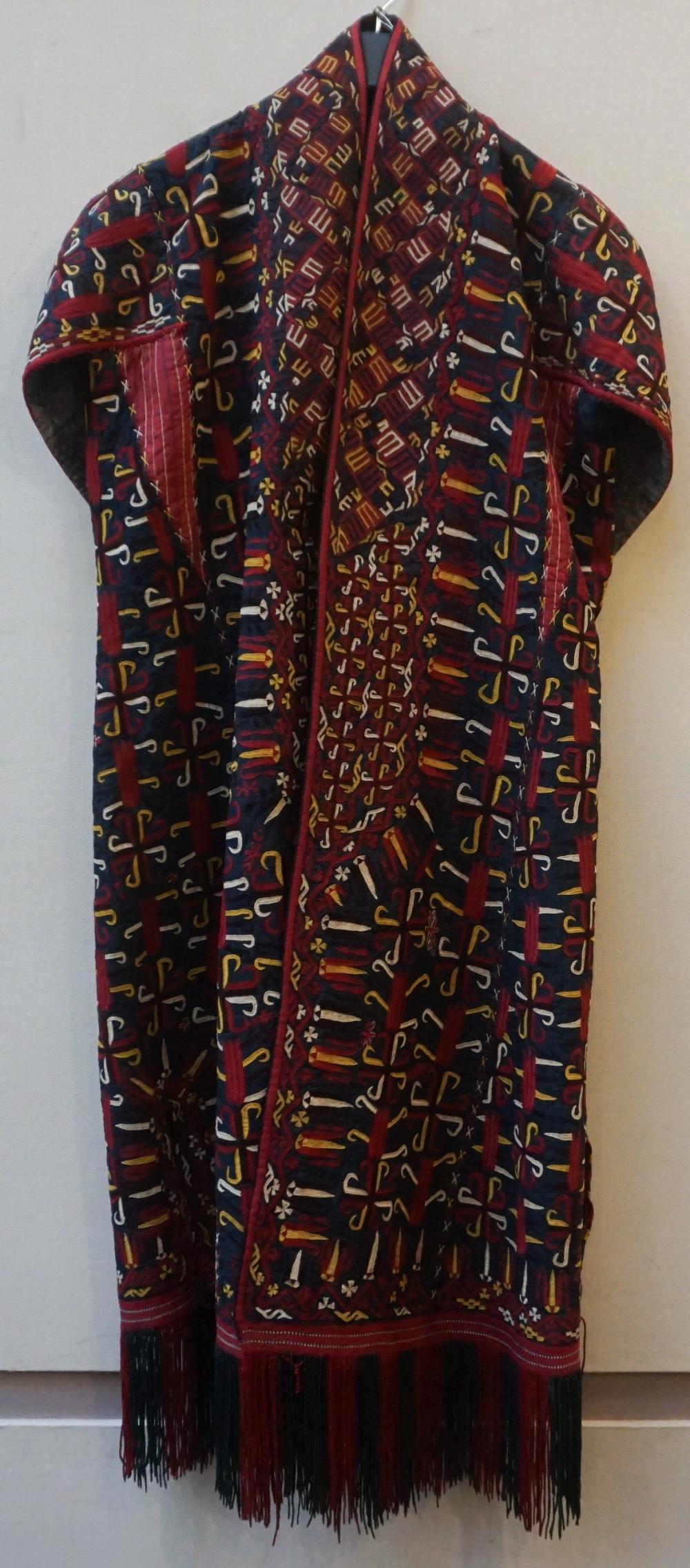 TURKOMAN SILK EMBROIDERED WOMAN'S