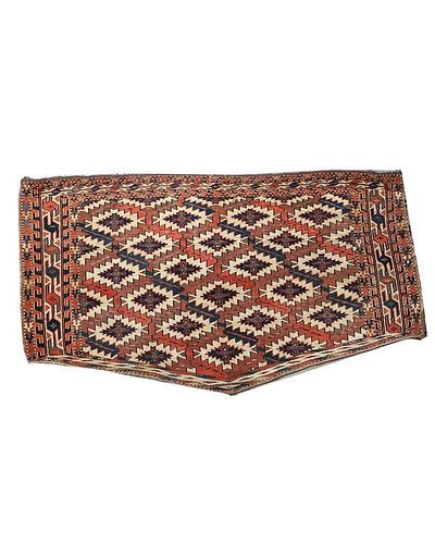 TURKOMEN ASMALYK RUG.Early 20th