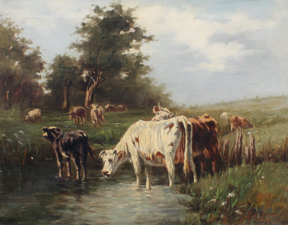 TURN OF THE CENTURY LANDSCAPE