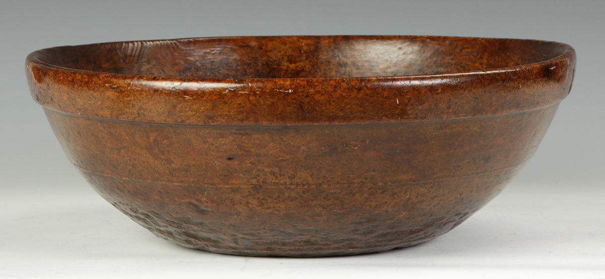 Turned Burl Bowl Early 19th