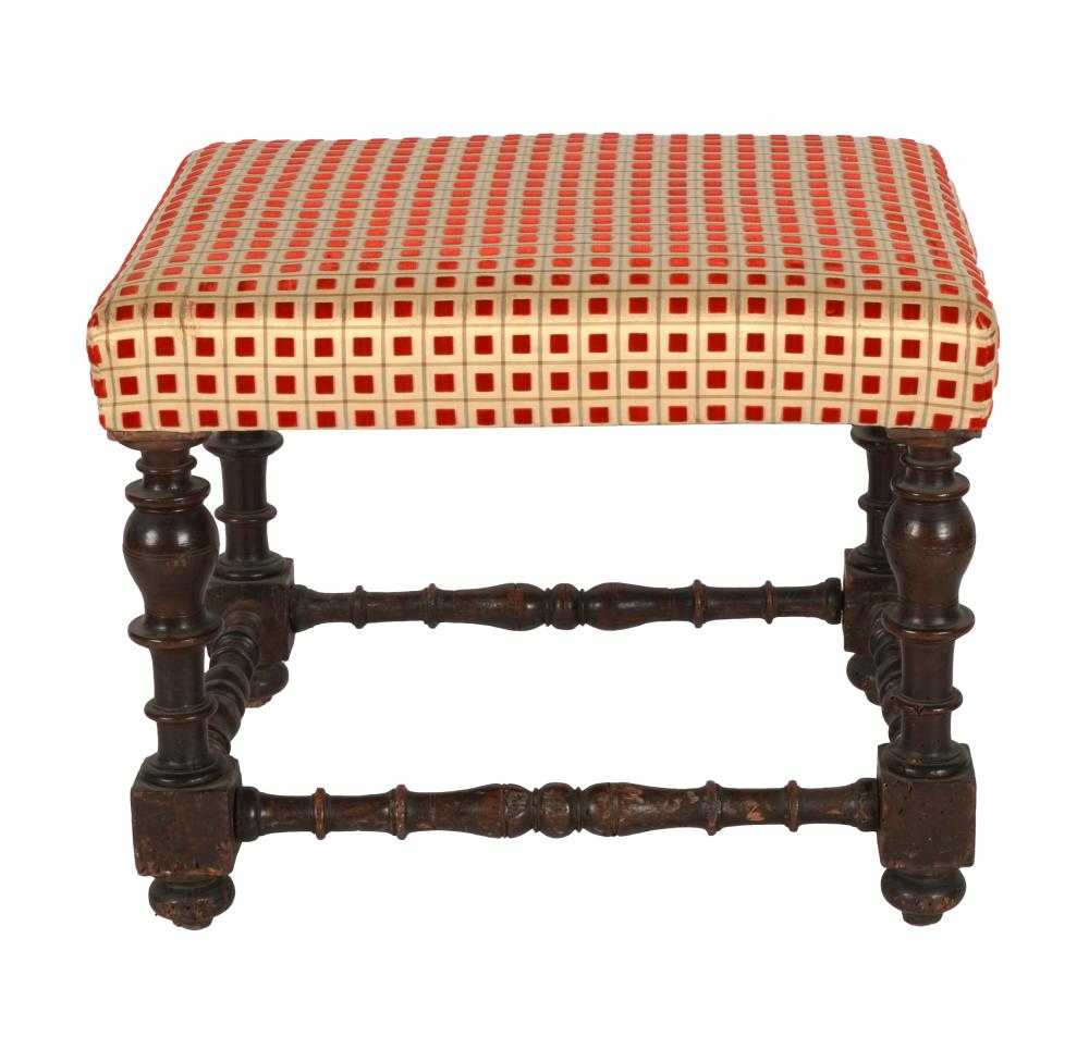 TURNED WALNUT STOOLProvenance: