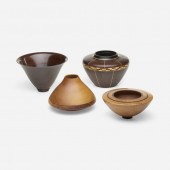 Turned Wood. Collection of fou