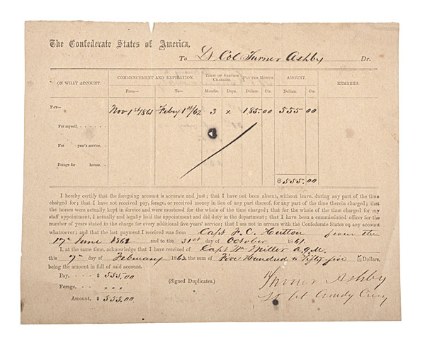 Turner Ashby Confederate Lieutenant