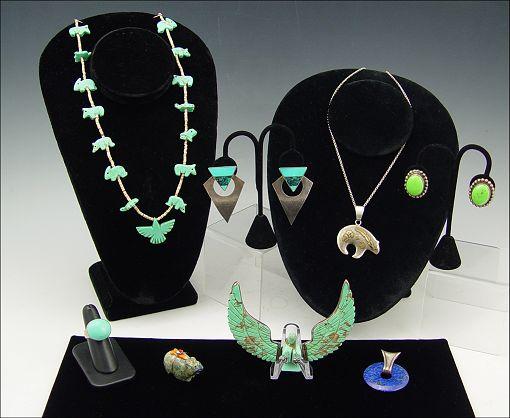 TURQUOISE AND STERLING JEWELRY