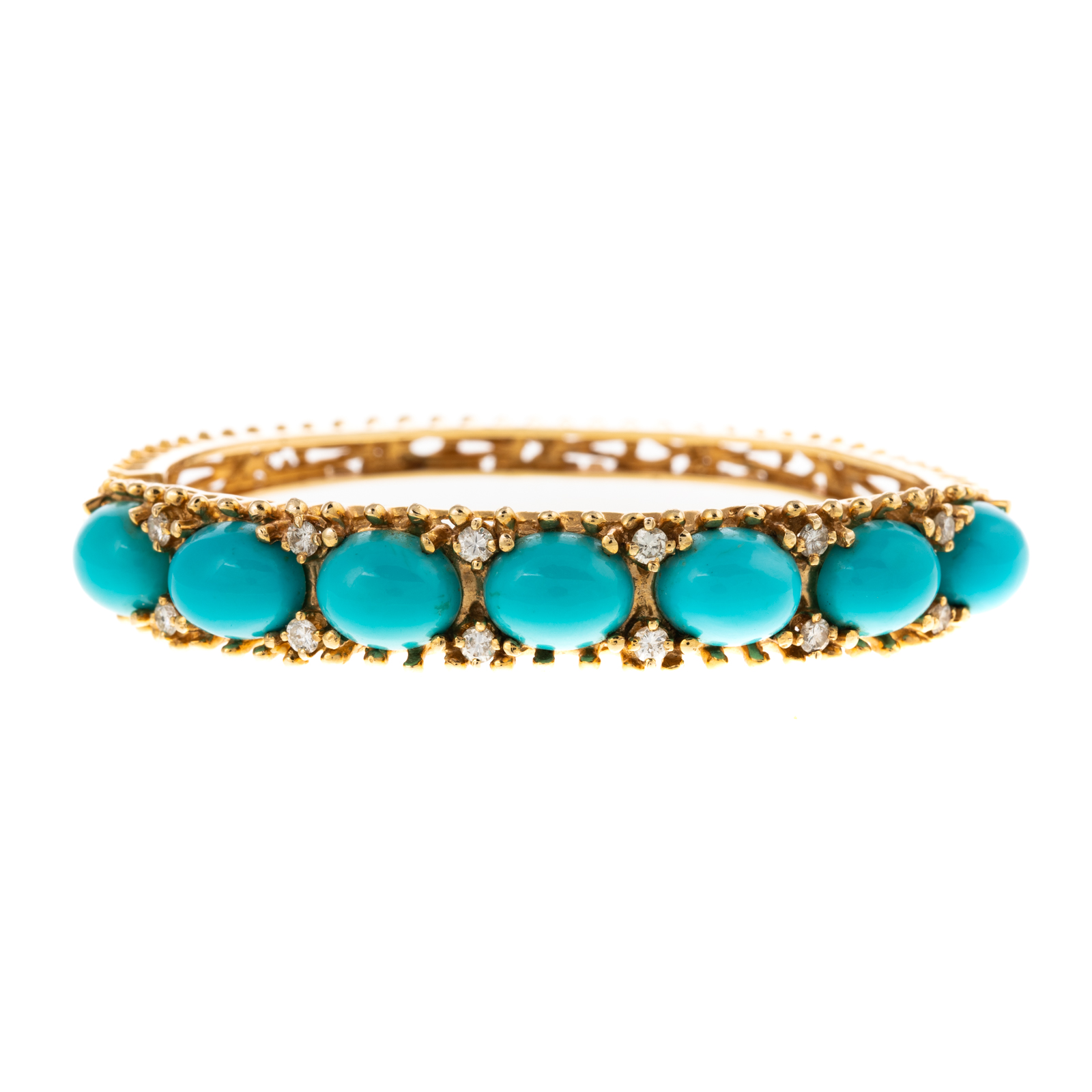 TURQUOISE & DIAMOND BRACELET BY