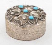 TURQUOISE-MOUNTED PERUVIAN SIL
