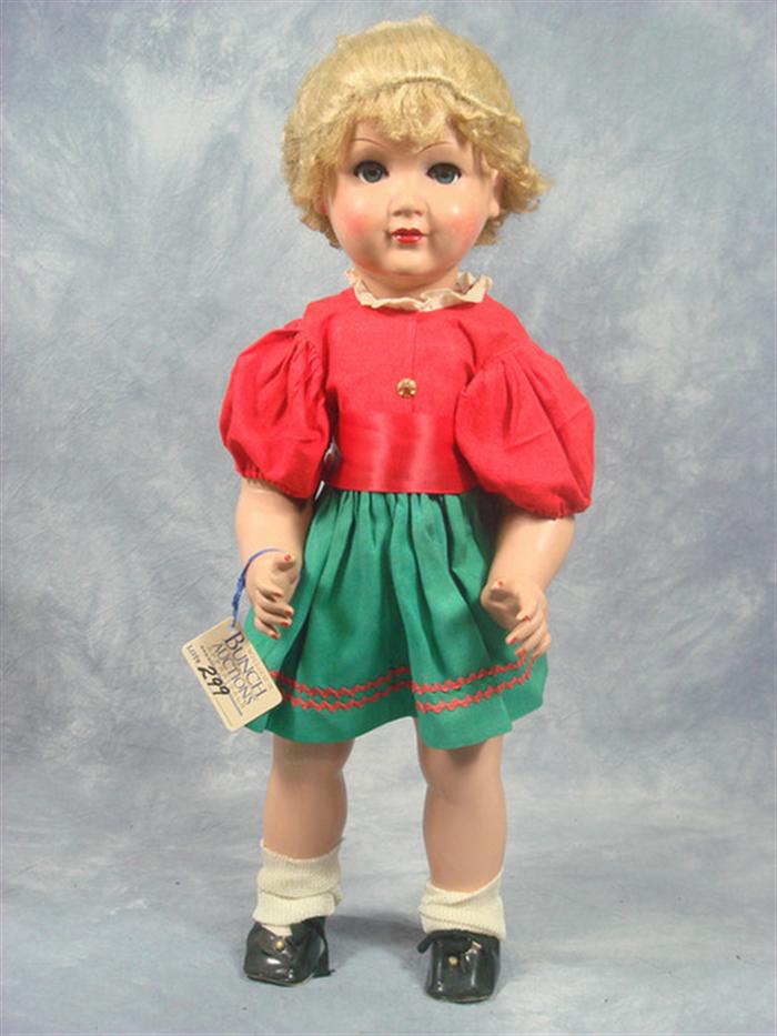 Turtle Marked Doll, 19 inches tall,