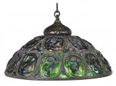 TURTLEBACK TILE CHANDELIER IN