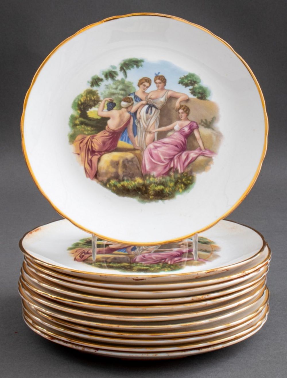 TUSCAN ENGLISH BONE CHINA DESSERT
