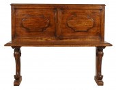 TUSCAN WALNUT HALL BENCHwith p