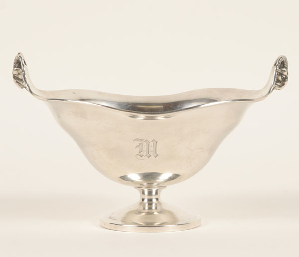 Tuttle sterling footed bowl with