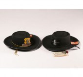 TV cowboy hats; felt body, vin