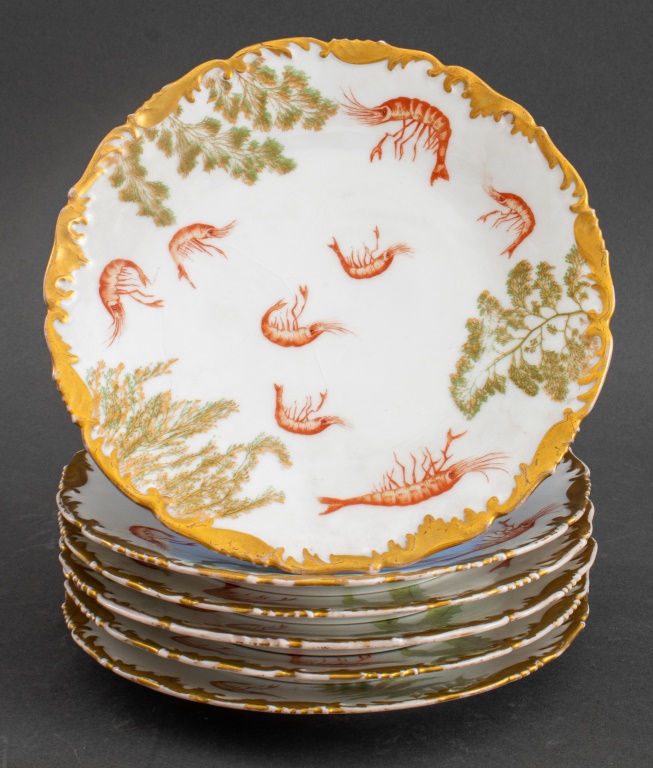 T&V LIMOGES PORCELAIN SEAFOOD