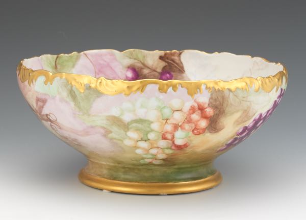 T&V LIMOGES PUNCH BOWL 5 ?" x 13"