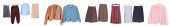 Tweed and wool vintage garment