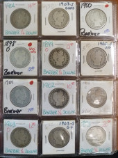 TWELVE 90% PURE SILVER BARBER