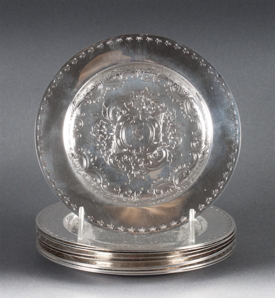 Twelve American engraved sterling
