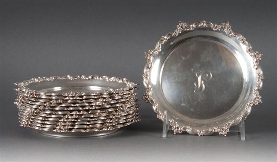 Twelve American Rococo style