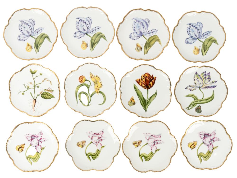 TWELVE ANNA WEATHERLEY PORCELAIN