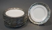 TWELVE ARTE ITALICA PEWTER RIM