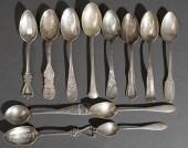 TWELVE ASSORTED AMERICAN STERL