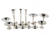 TWELVE ASSORTED STERLING & PLA