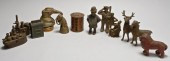 TWELVE ASSORTED TIN AND CAST I