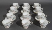 TWELVE AYNSLEY PORCELAIN PEMBR