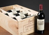 TWELVE-BOTTLE CASE OF FRENCH R