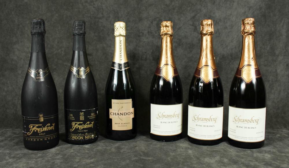 TWELVE-BOTTLE CHAMPAGNE AND