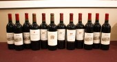 TWELVE BOTTLES OF CALIFORNIA C