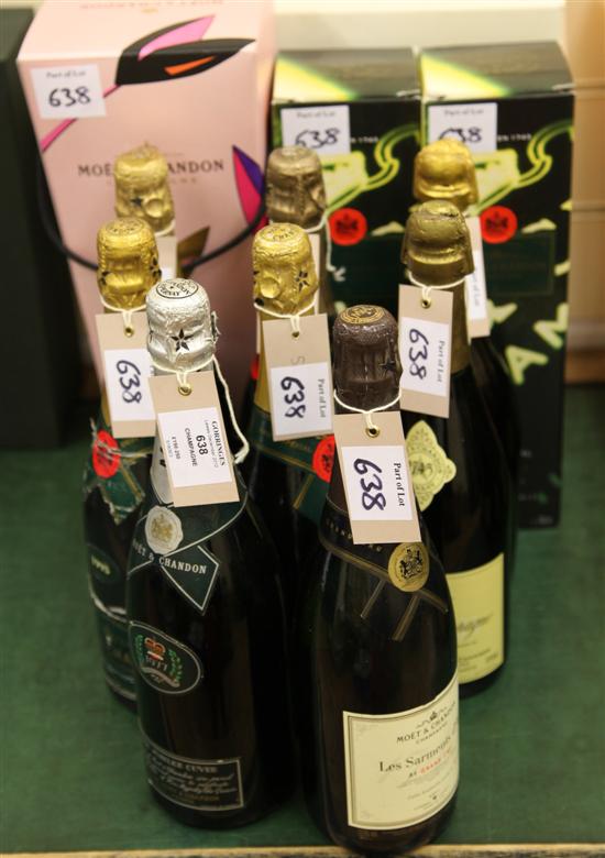 Twelve bottles of Moet & Chandon