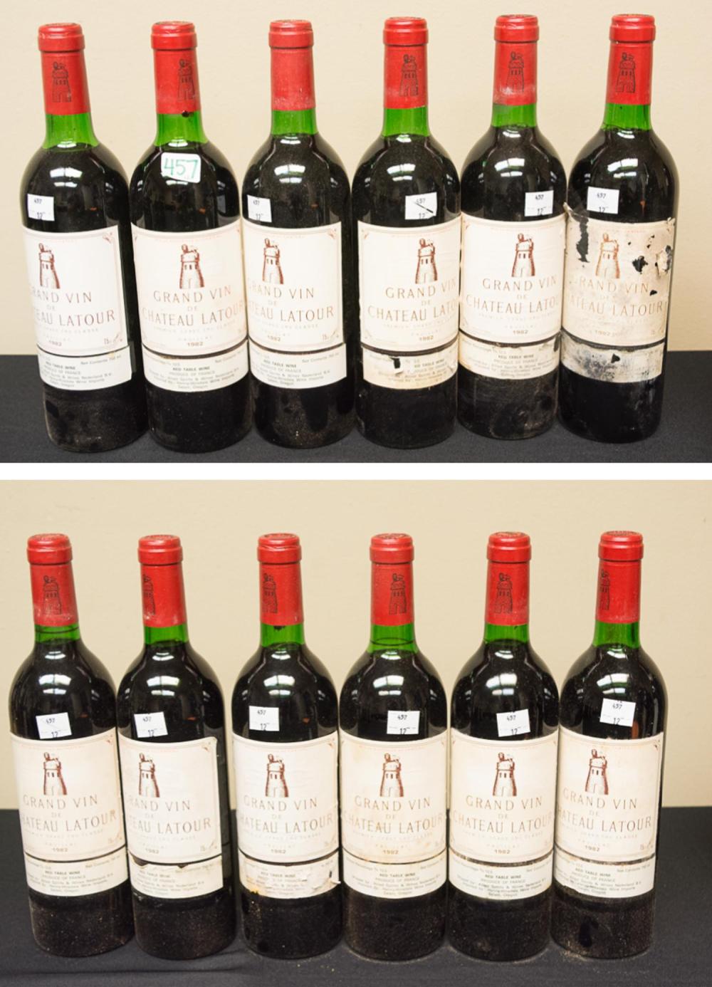 TWELVE BOTTLES OF VINTAGE FRENCH