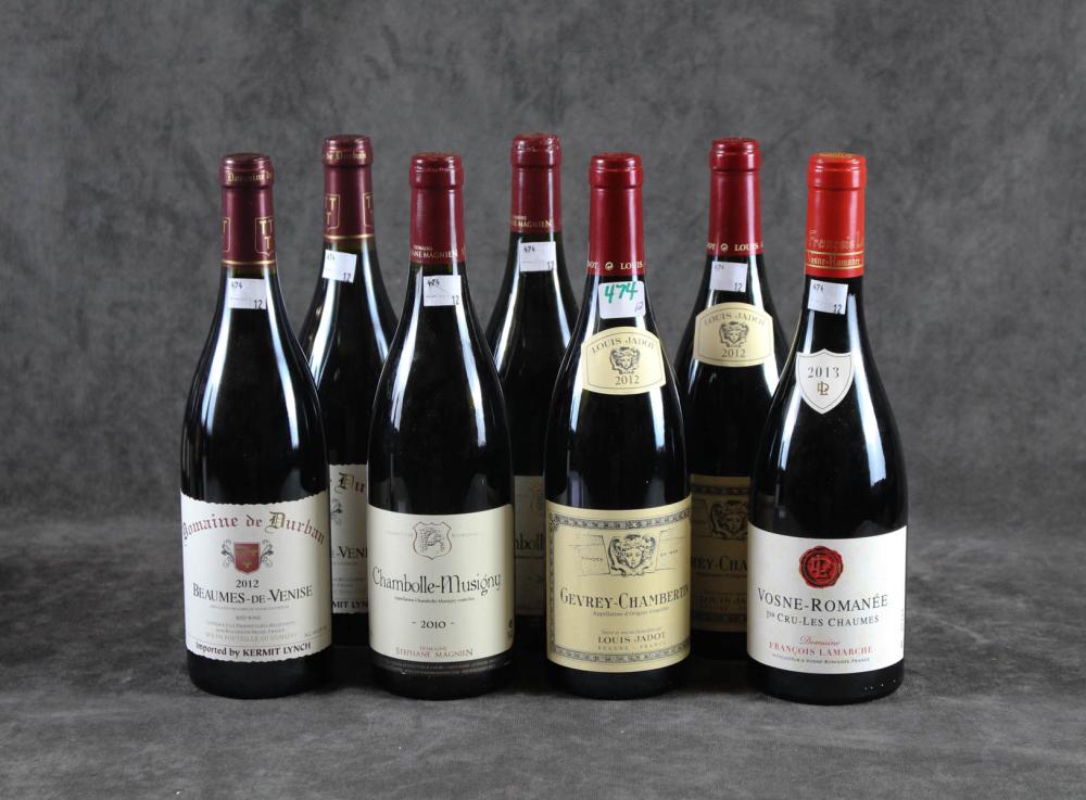TWELVE BOTTLES OF VINTAGE FRENCH