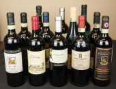 TWELVE BOTTLES OF VINTAGE ITAL