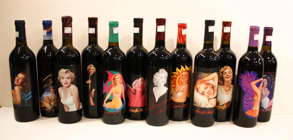 TWELVE BOTTLES OF VINTAGE MARILYN