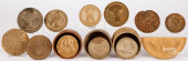 TWELVE CARVED BUTTERPRINTS, 19