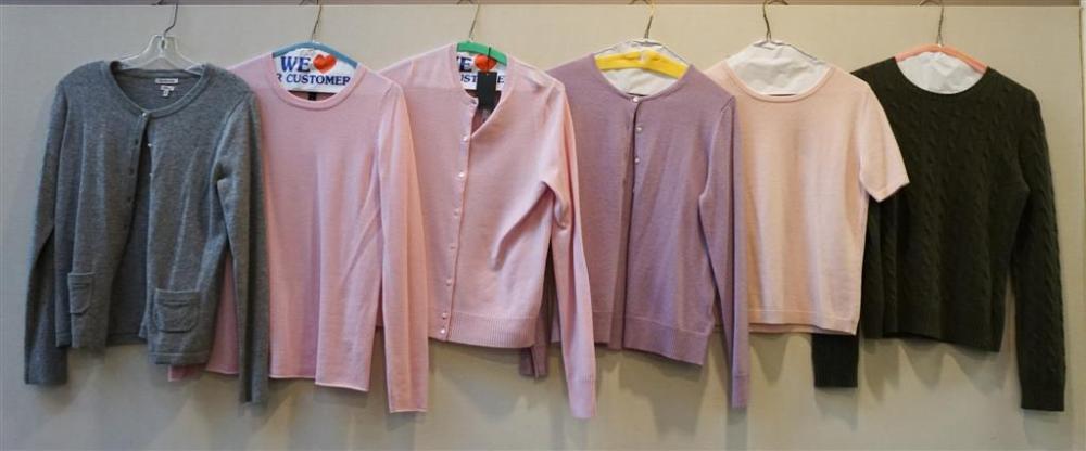 TWELVE CASHMERE SWEATERS (J.