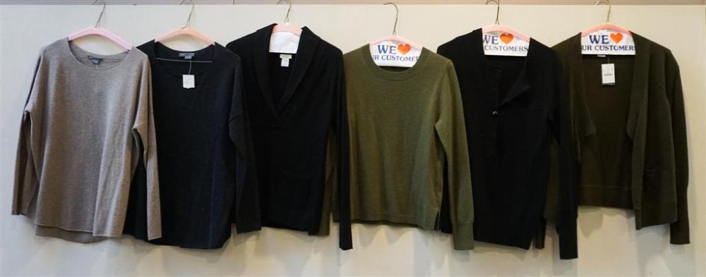 TWELVE CASHMERE SWEATERS (VINCE, J.