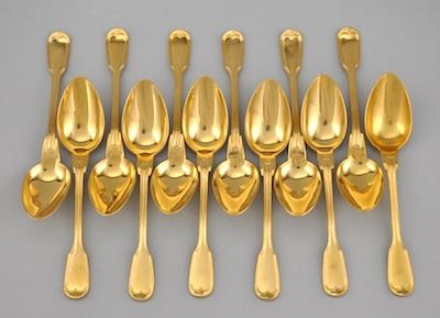 Twelve Christofle Silver