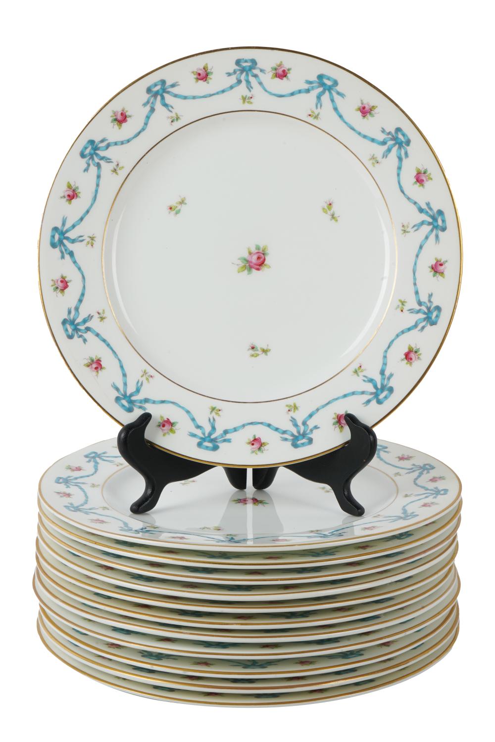 TWELVE COALPORT PORCELAIN