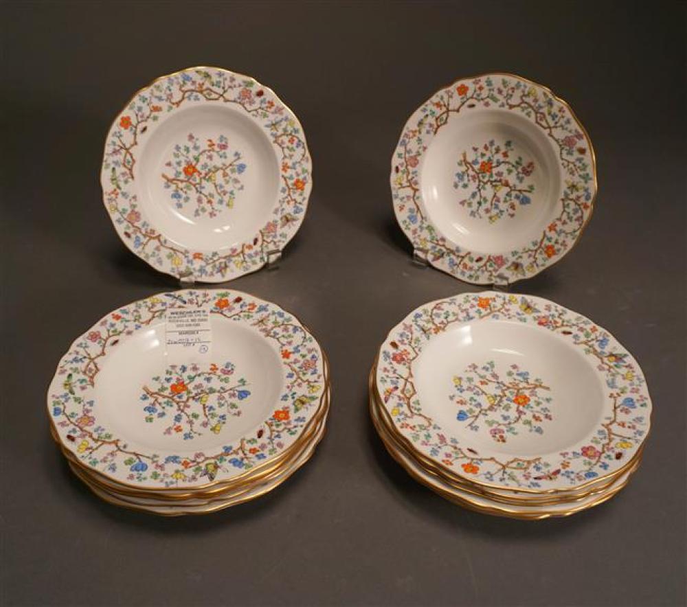 TWELVE COPELAND SPODE 'SHANGHAI'