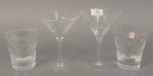 TWELVE CRYSTAL GLASSES, WILLIA