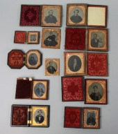 TWELVE DAGUERROTYPE PORTRAITS