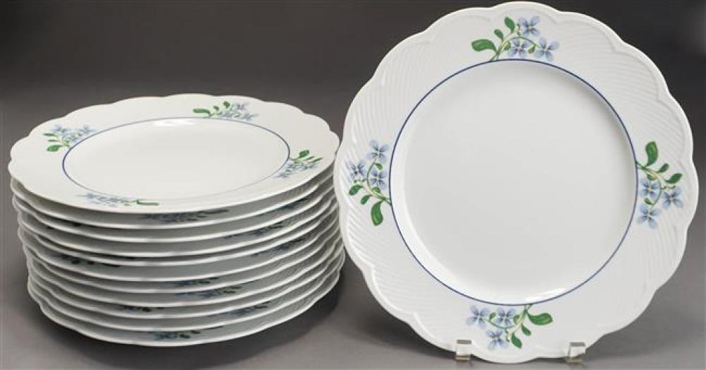 TWELVE DANSK BLOSSOM SERVICE