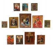 TWELVE EASTERN ORTHODOX ICONS,
